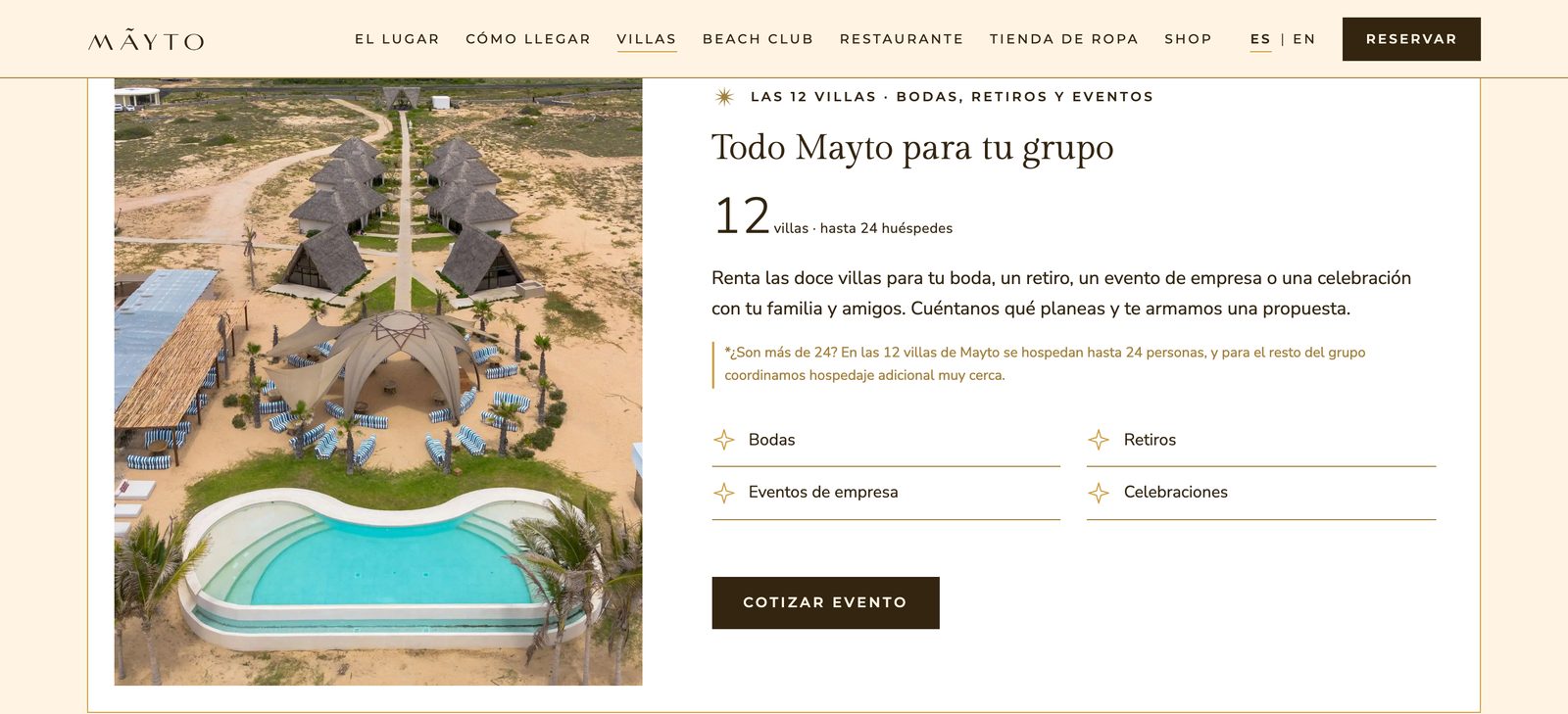 Todo Mayto para tu grupo