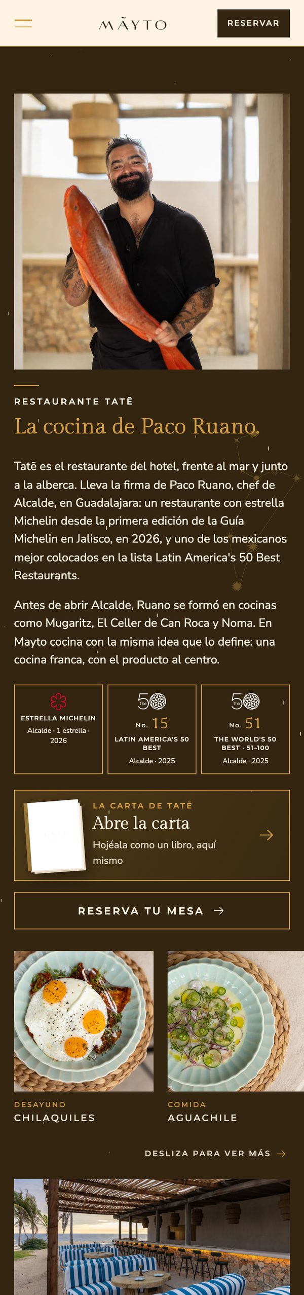 Restaurante en celular