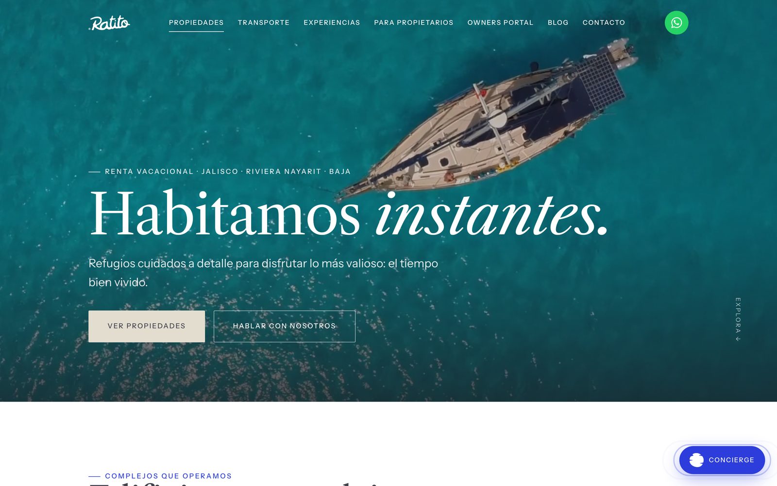 Página de inicio de Ratito